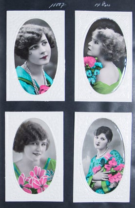 Item #43606 Sample book of 172 silver bromide postcards. n/a