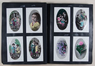 Sample book of 172 silver bromide postcards