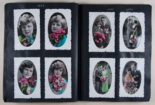 Sample book of 172 silver bromide postcards