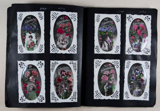 Sample book of 172 silver bromide postcards