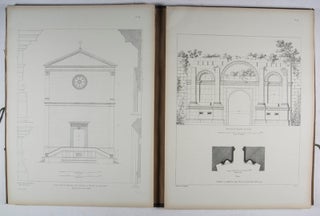 Édifices de Rome Moderne; ou, Recueil des Palais, Maisons, Églises, Couvents et Autres Monuments Publics et Particuliers les plus Remarquables de la Ville de Rome. 3-vol. set (Complete)