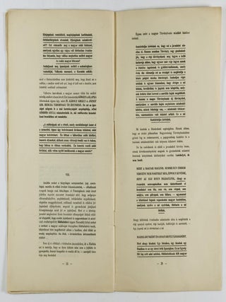 A Magyar Orsz&aacute;gg&uuml;l&eacute;s M&eacute;lt&oacute;s&aacute;gos Fels&ouml;h&aacute;z&aacute;bak &eacute;s Tekintetes K&eacute;pvisel&ouml;h&aacute;z&aacute;nak! (The Honorable Houses of the Hungarian National Assembly and Honorable Representatives)