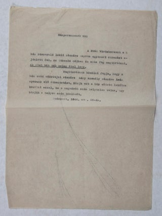 Hungarian Holocaust: Documents of a Swedish Safe House in the International Ghetto of Budapest in November 1944