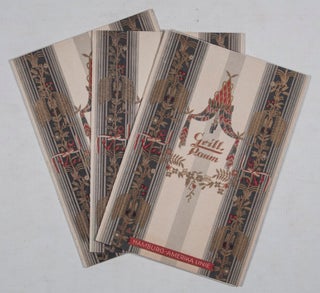 Item #43814 93 Original European Menu Cards Including Original Etchings, Chromolithography and...