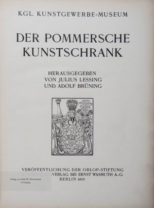 Der pommersche Kunstschrank (The Pomeranian Art Cabinet)