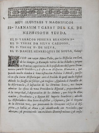 Conjeturas sagradas sobre los Prophetos primeros (Sacred Conjectures on the First Prophets). Two parts bound in one volume (Complete)