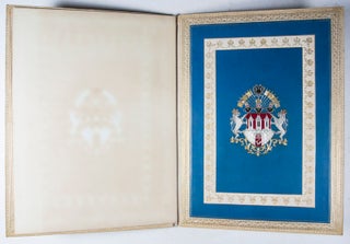 Honorary Gift of the k. k. priv. bürgerl. Infanteriecorps (Private Civic Infantry Corps Prague) to "Ihrer Majestät der Kaiserin und Königin Elisabeth! (Her Majesty the Empress and Queen Elisabeth)" [SIGNED]