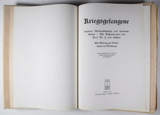 Kriegsgefangene: 100 Steinzeichnungen von Hermann Struck [SIGNED] (Prisoners of War: One hundred etchings signed by Hermann Struck)