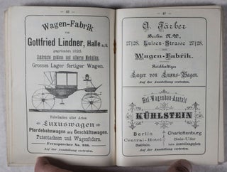 Erste allgemeine Pferde-Ausstellung zu Berlin vom 12. bis 22. Juni 1890 am Stadtbahnhof Zoologischer Garten