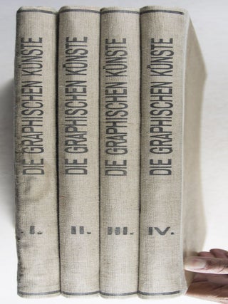Die graphischen Künste. XXXIII, XXXVI, XXXVII, XXXVIII. 4 Vols.
