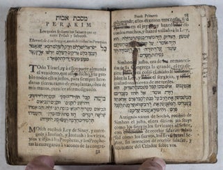 Paraprasis Caldayca, en los Cantares de Selomoh; con el Texto Hebrayco, y Ladino, Traduzida en Lengua Española [WITH] Perakim (Perkei Avot)