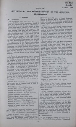 Jugoslavia Basic Handbook: Part I, Pre-Invasion; Part II, Post-Invasion; Map Section; Supplement No. 1. (4 volumes bound in one)