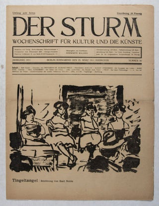 Der Sturm: Wochenschrift für Kultur und die Künste. Volume 2. Issue 56. Herwarth Walden.