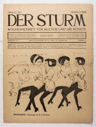 Item #44135 Der Sturm: Wochenschrift für Kultur und die Künste. Volume 2, Issue 61. Herwarth...