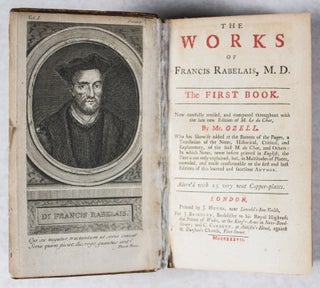 The Works of Francis Rabelais, M. D. Now carefully revised, and compared throughout with the late new Edition of M. Le du Chat. 5-vol. set (Complete) [WITH 15 COPPER PLATES]