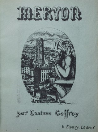 Item #44159 Charles Meryon [WITH ETCHED BOOKPLATE BY HERMAN ARMOUR WEBSTER]. Gustave Geffroy