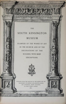 Item #44256 The South Kensington Museum. 2 Vols. n/a