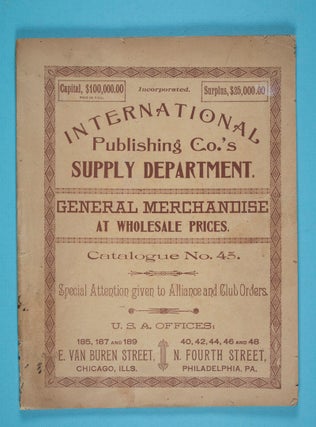 Item #44315 General Merchandise at Wholesale Prices: Catalogue No. 45. n/a