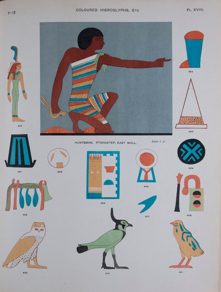 Item #44534 Archaeological Survey of Egypt: The Mastaba of Ptahhetep and Akhethetep at Saqqareh. 2 Vols. N. de G. Davies.
