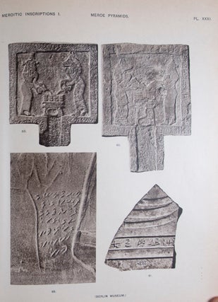 The Island of Meroë and Meroitic Inscriptions Part I. – Sôba to Dangêl [WITH] Archaeological Survey of Egypt: Meroitic Inscription. Part II. Napata to Philae and Miscellaneous. 2 Vols.