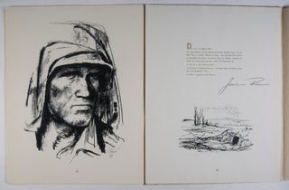 Die Goldene Spange: Wie sich der Feldwebel Bergmann die Goldene Nahkampfspange erwarb [WITH 15 ORIGINAL LITHOGRAPHS HAND-SIGNED BY OTTO CLEVÉ, A SOLDIER IN THE WEHRMACHT DURING THE CAMPAIGN ON THE EASTERN FRONT]