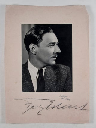 Item #44677 German Film Actor Fritz Eckert Killed at Mauthausen [INCLUDING SIGNED PHOTOGRAPHS AND...
