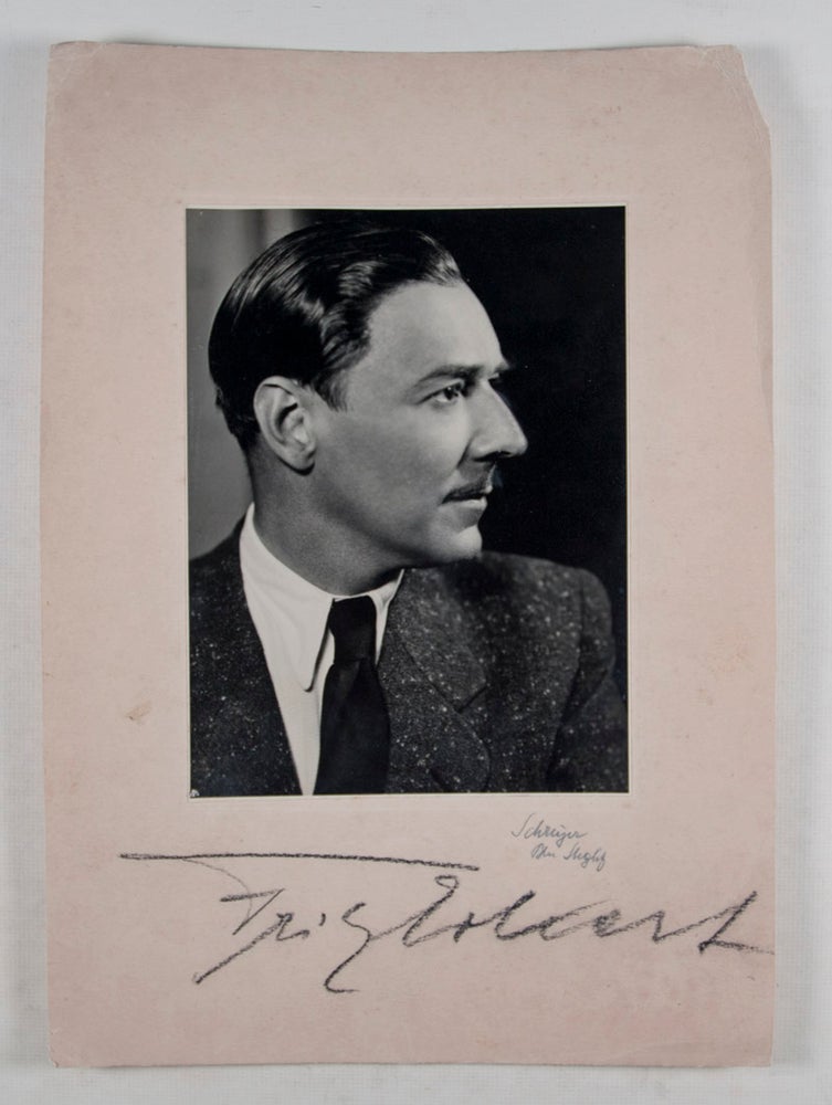 Item #44677 German Film Actor Fritz Eckert Killed at Mauthausen [INCLUDING SIGNED PHOTOGRAPHS AND PHOTO-POSTCARDS]. n/a.