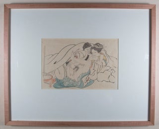 Shunga Watercolor (Artist Unidentified)