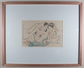 Shunga Watercolor (Artist Unidentified)
