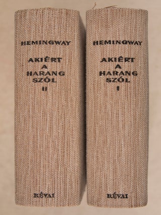Akiért A Harang Szól. 2 Vols. (For Whom The Bell Tolls)