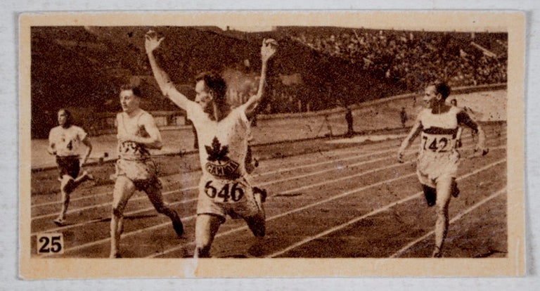 Item #45063 Olympic Champions, Amsterdam 1928 (complete set of 36 cigarette cards). n/a.