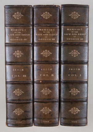 Memoirs of the Life and Reign of King George the Third. 3-vol. set (Complete) [EXTRA-ILLUSTRATED WITH 80 ENGRAVED PORTRAITS]