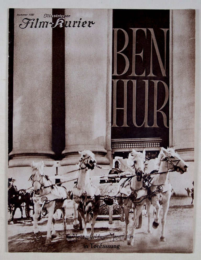 Item #45204 Ben-Hur (Illustrierter Film-Kurier, No. 1721). Fred Niblo, director.