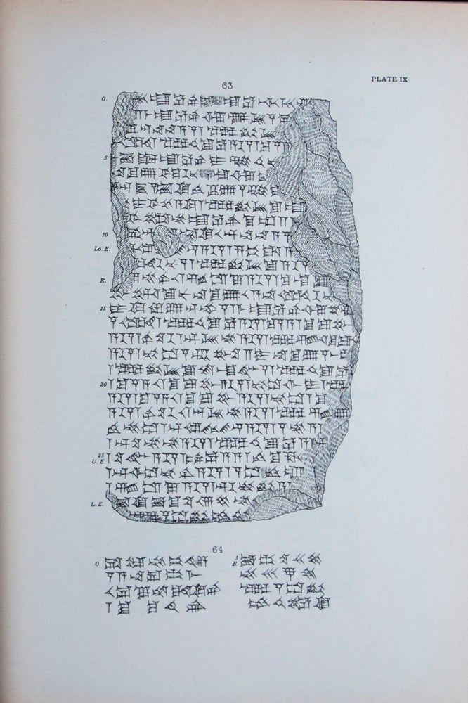 Item #45571 Archives from Erech, Time of Nebuchadrezzar and Nabonidus [Goucher College Cuneiform Inscriptions, Vol. I]. Raymond Philip Dougherty.