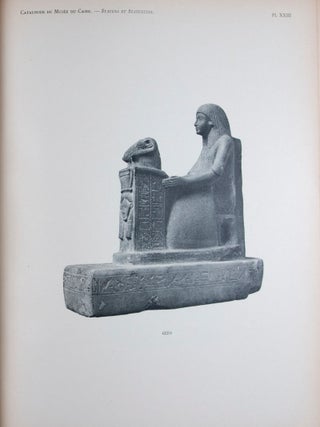 Catalogue Général des Antiquités Égyptiennes du Musée du Caire. Statues et Statuettes de Rois et de Particuliers : Nos. 42001-42138 (Vol. 1); Nos. 42139-42191 (Vol. 2); Nos. 42192-42250 (Vol. 3). 3-vol. set (Complete)