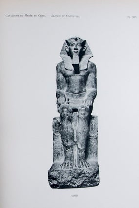 Catalogue Général des Antiquités Égyptiennes du Musée du Caire. Statues et Statuettes de Rois et de Particuliers : Nos. 42001-42138 (Vol. 1); Nos. 42139-42191 (Vol. 2); Nos. 42192-42250 (Vol. 3). 3-vol. set (Complete)