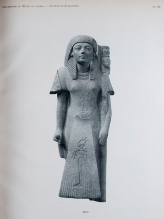 Catalogue Général des Antiquités Égyptiennes du Musée du Caire. Statues et Statuettes de Rois et de Particuliers : Nos. 42001-42138 (Vol. 1); Nos. 42139-42191 (Vol. 2); Nos. 42192-42250 (Vol. 3). 3-vol. set (Complete)