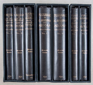 The Memorial Edition of the Works of Captain Sir Richard F. Burton. 7 Vols. (Boxed and In fine condition)