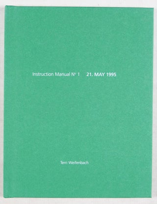 Item #46093 Instruction Manual No. 1 21. May 1995 [ONE PICTURE BOOK SERIES -- SIGNED]. Terri...