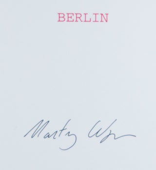 Berlin. Photographs and Poems [SIGNED]
