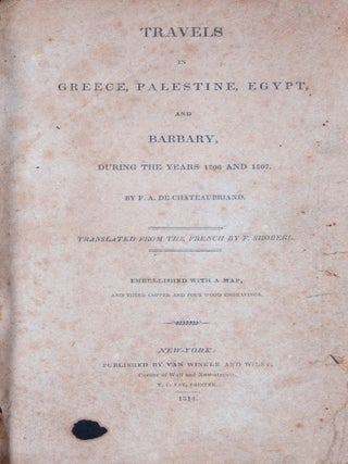 Travels in Greece, Palestine, Egypt and Barbary during the years 1806 and 1807