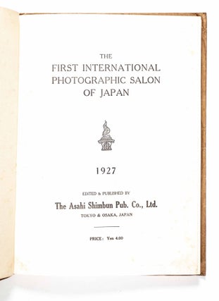 The First International Photographic Salon of Japan, Under the Auspices of The All Japan Association of Photographic Societies