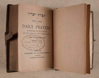 The Form of Daily Prayers according to the custom of the German and Polish Jews