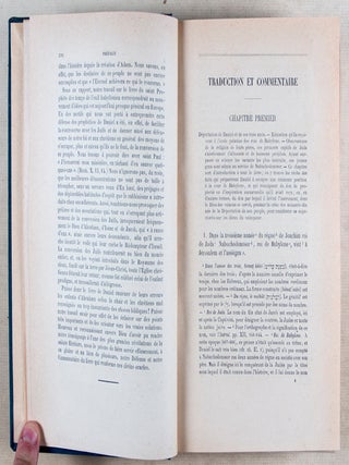 Le Livre du Prophète Daniel traduit d'après le texte hébreu, araméen et grec. 2 volumes bound in 4 (Complete)
