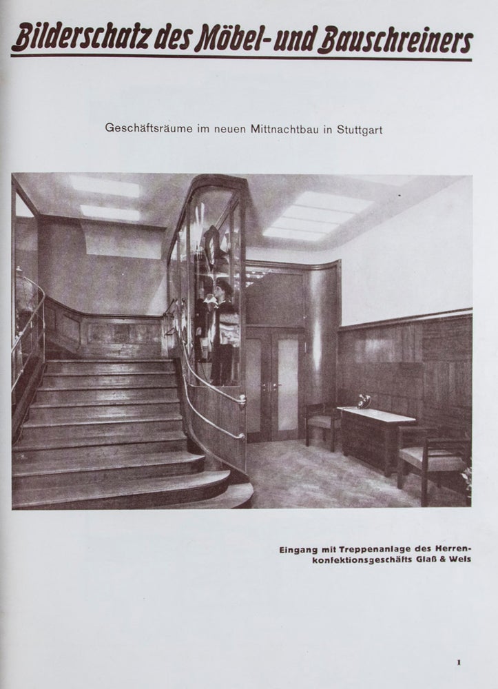 Item #46358 Bilderschatz des Möbel- und Bauschreiners. Leonard Heilborn.