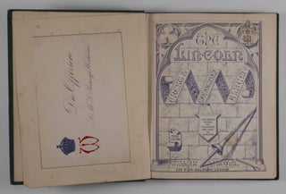 Item #46562 Three Victorian-era Crest and Monogram albums. (ca 1890). [WITH 822 VICTORIAN-ERA...