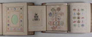 Three Victorian-era Crest and Monogram albums. (ca 1890). [WITH 822 VICTORIAN-ERA CRESTS AND MONOGRAMS]