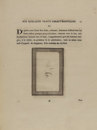 Regles Physiognomiques, ou Observations sur Quelques Traits Caracteristiques