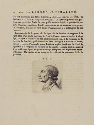 Regles Physiognomiques, ou Observations sur Quelques Traits Caracteristiques