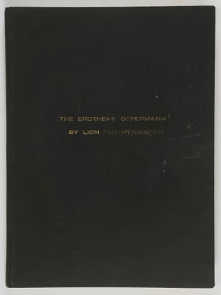 Original Screenplay: The Brothers Oppermann